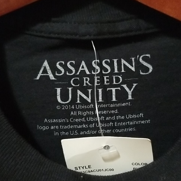 ASSASSIN'S CREED UNITY MEN'S GRAPHIC T- SHIRT SZ S - Picture 3 of 5